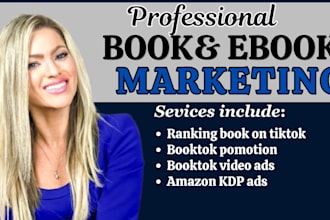 do book advertising tiktok video ads influencer video to promote your book
