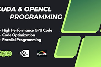 accelerate your code using cuda, opencl and GPU optimization