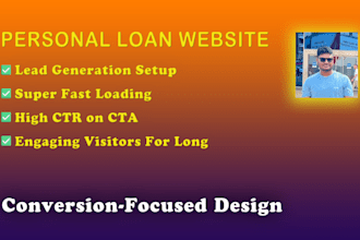 do personal loan leads collection landing page