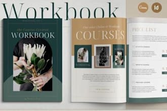 design custom product sales workbook, line sheet, pdf lead magnet, checklist