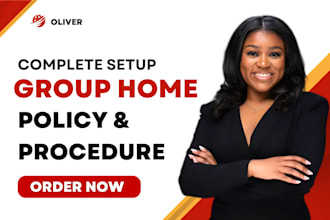 group home licensing, medicaid, homecare, sops policy and procedure, handbook