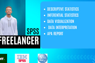do statistical spss data analysis, regression, and anova