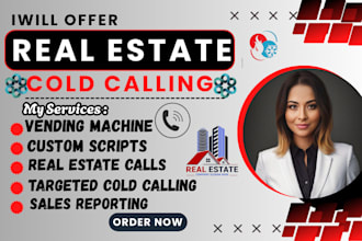 offer real estate cold calling for high traffic vending machine or atm placement