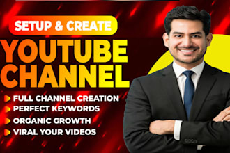 create and set up your youtube channel with custom intro and outro