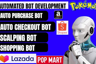 setup a shopping bot pokemon bot amazon monitor bot buying bot auto purchase bot