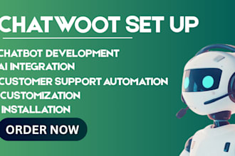 set up and automate chatwoot with an ai chatbot for customer support