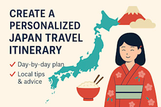 coordinate and plan your trip to japan