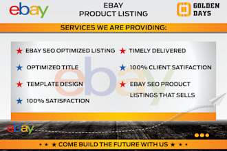 do ebay listing, ebay product listing, ebay lister, ebay product upload