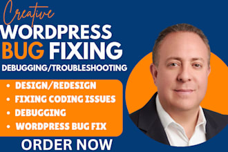 fix custom wordpress coding issues, fix wordpress errors, wordpress bug fix