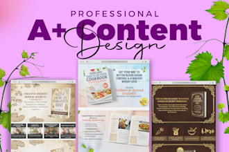 design amazon KDP a plus content and enhanced brand content for your book