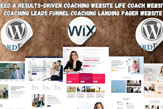 design coaching website life coach coaching leads funnel coaching landing page