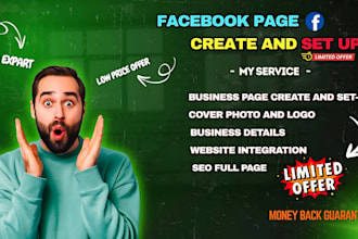 create and setup facebook,instagram business pages