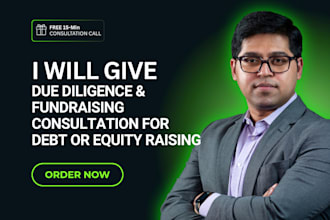 do investors due diligence, fundraising consultation