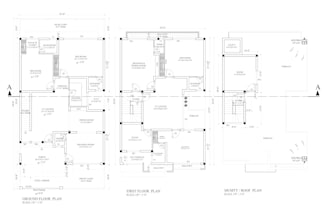 draft 2d cad floor plans and structural drawings