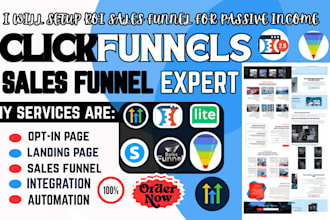 clickfunnels sales funnel, landing page, clickfunnels, systeme io sales funnel
