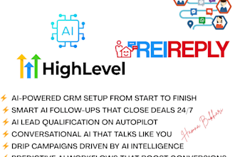 set up your rei reply and ghl CRM with ai integrations and automations