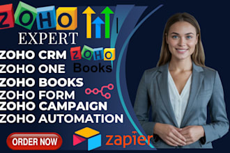 setup and customize your zoho crm zoho campaign zoho forms zoho sites zoho book