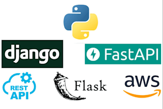 develop, fix, django, flask and fastapi python tasks programming projects