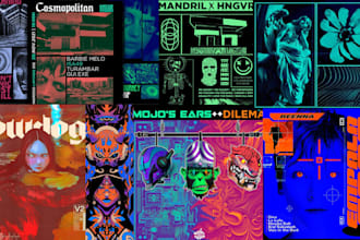 do 90s techno event music poster groove rave poster electronic album cover flyer