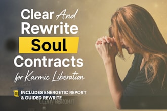 clear and rewrite your soul contracts for karmic liberation