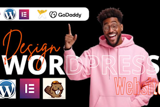 build a wordpress website with elementor pro, oxygen, divi  beaver builder