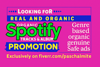 generate music ads to promote your spotify music track and song promotion