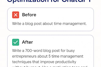 optimize your chatgpt, midjourney, or ai prompt for better results