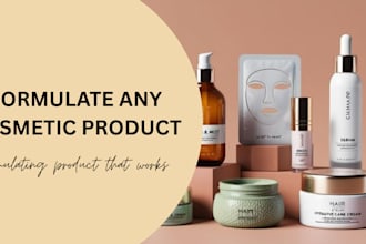 be your cosmetic chemist and formulate cosmetic product