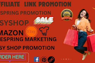 affiliate marketing, affiliate referral link, clickbank, etsy website promotion