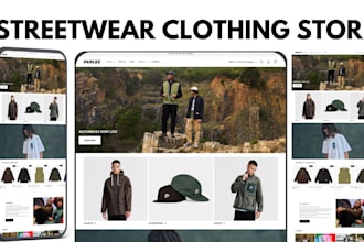 shopify clothing store shopify clothing website streetwear website