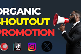 shoutout promote website link to millions of usa yt, twitter,fb, tiktok audience