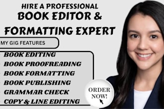 be your book editor, book formatting for amazon kdp proofread book manuscript