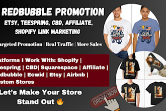 redbubble  aliexpress etsy  shopify teespring cbd book affiliate link promotion