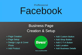 create and professionally set up your facebook business page