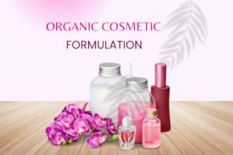 formulate natural organic cosmetic skin care, cream, beauty and product texting
