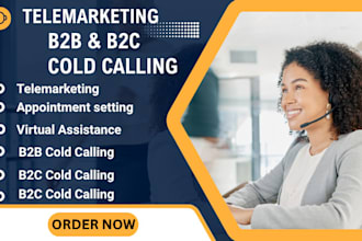 do b2b telemarketing, cold calling, virtual assistant, appointment setting