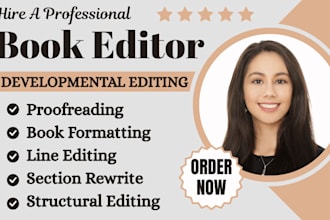 do ebook formatting line editing do developmental editing for a nonfiction novel