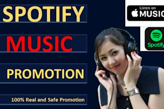 professionally promote your music on spotify, soundcloud, apple music top blog