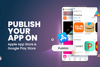 publish upload ios android app to appstore playstore