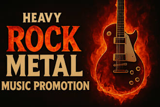 do spotify heavy rock metal music promotion to 900 active metal playlist curator