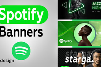 design eye catching spotify canvas or banner for your music
