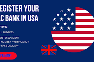 register US llc registration create non US llc open ein wyoming llc with US bank