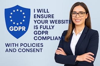 ensure your website is fully gdpr compliant with policies and consent