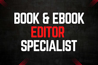 be your nonfiction ebook amazon kdp editor copy and line editor manuscript ebook