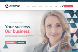 design professional legal consulting website for life coach using wordpress