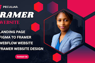create a converting framer webflow website, figma to framer, framer landing page
