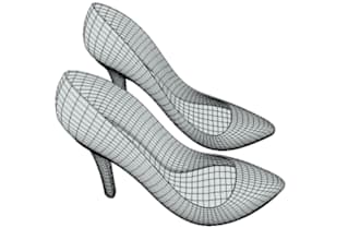 do 3d heel design 3d shoe design 3d slipper 3d sneaker boot rendering footwear