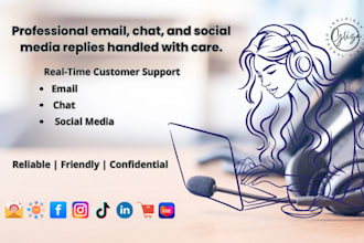 your real time customer support via email, chat, or social media