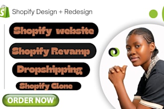 revamp and design shopify store,clone and redesign shopify website