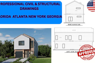 do licensed structural engineering pe stamp for florida atlanta georgia new york